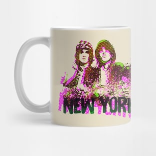 new york dolls offset graphic Mug